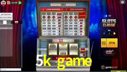 A Popularidade dos Caça-Níqueis no 5k game